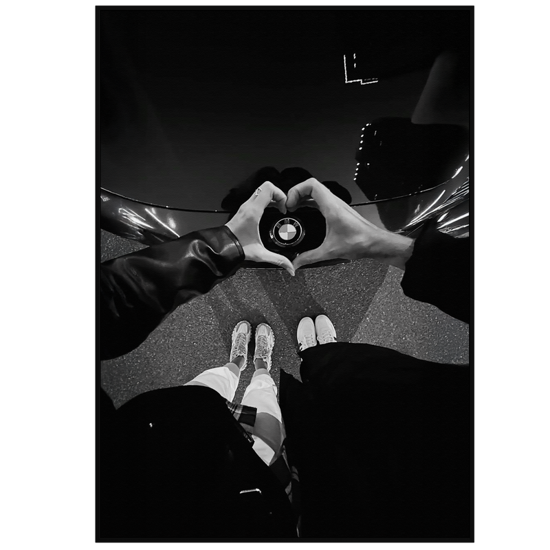Plakat "BMW - Heart" - VisualVerses