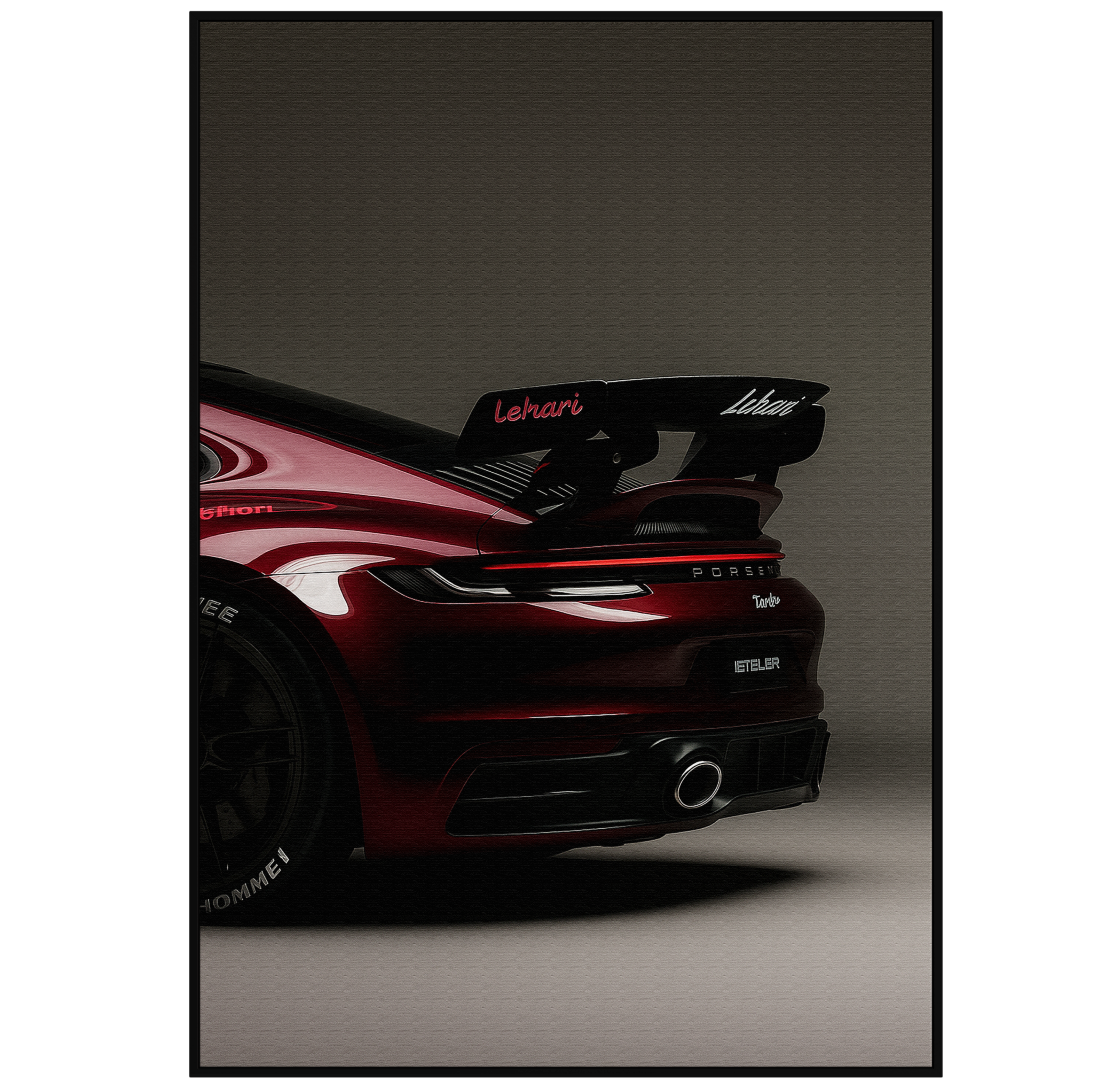 Plakat "Red Shot" - VisualVerses