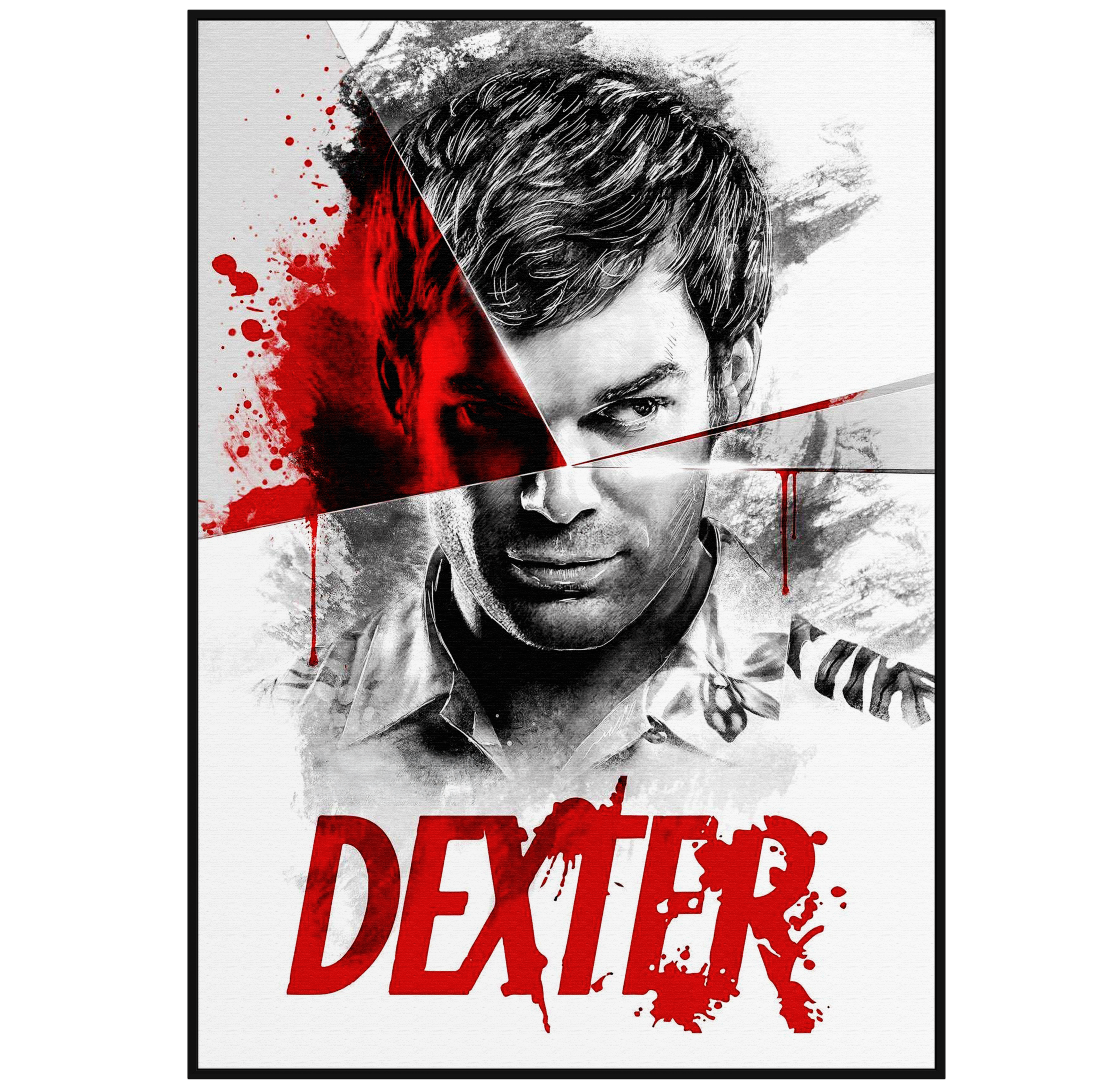 Plakat "Dexter - White N Red" - Preview foty - VisualVerses