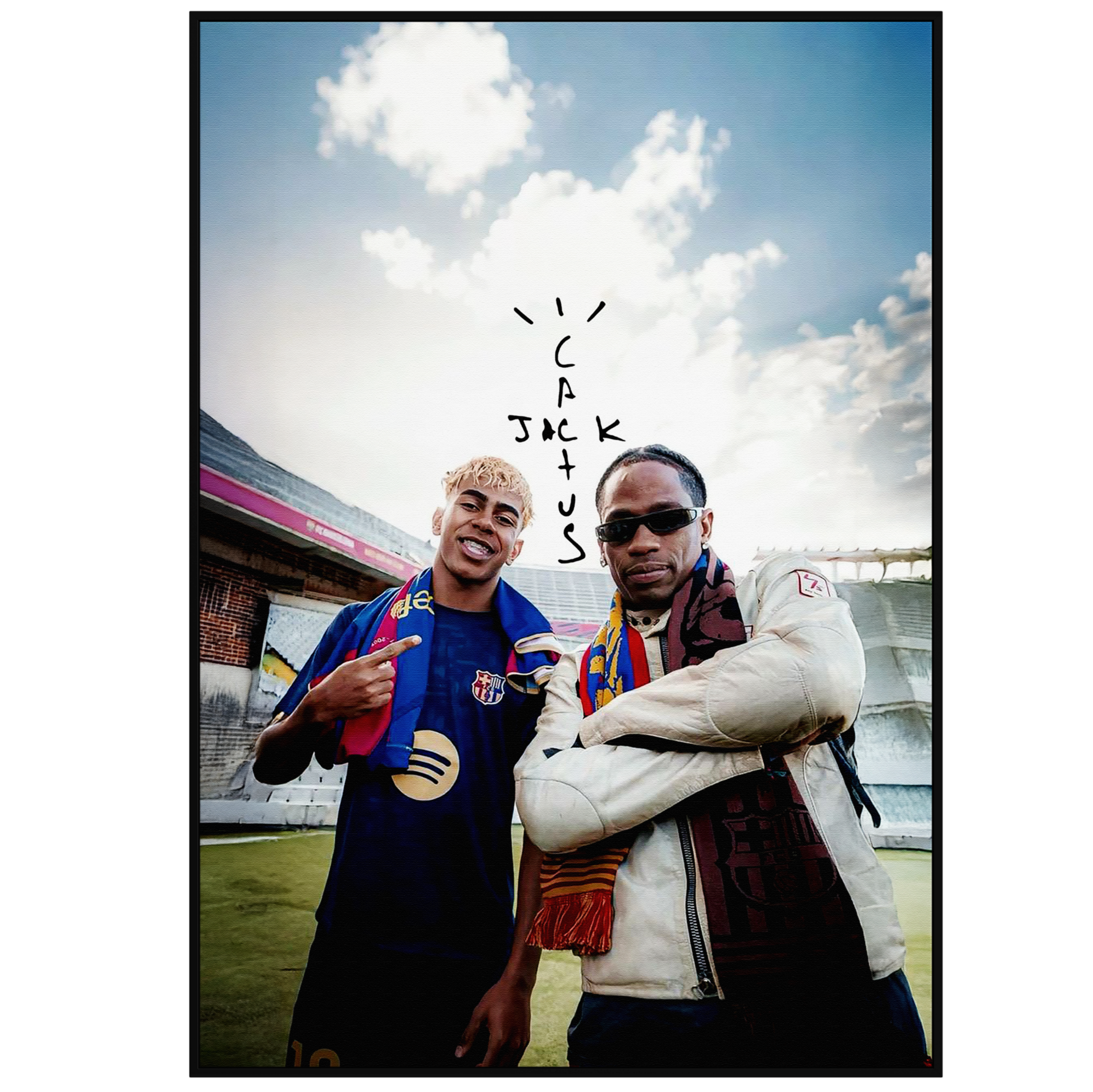 Plakat "Lamine Yamal X Travis Scott" - VisualVerses