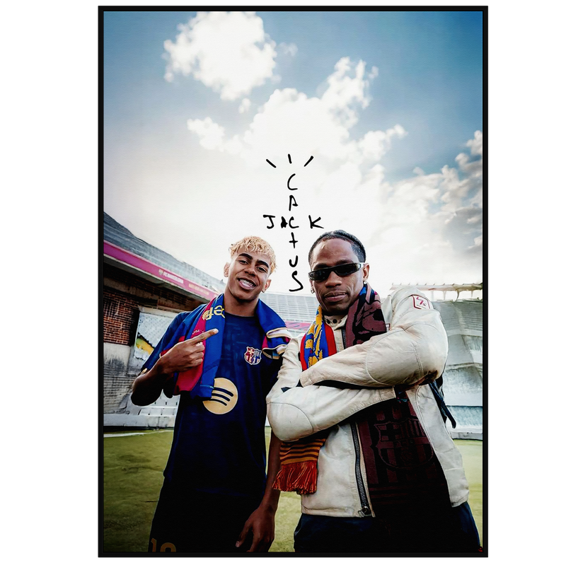 Plakat "Lamine Yamal X Travis Scott" - VisualVerses