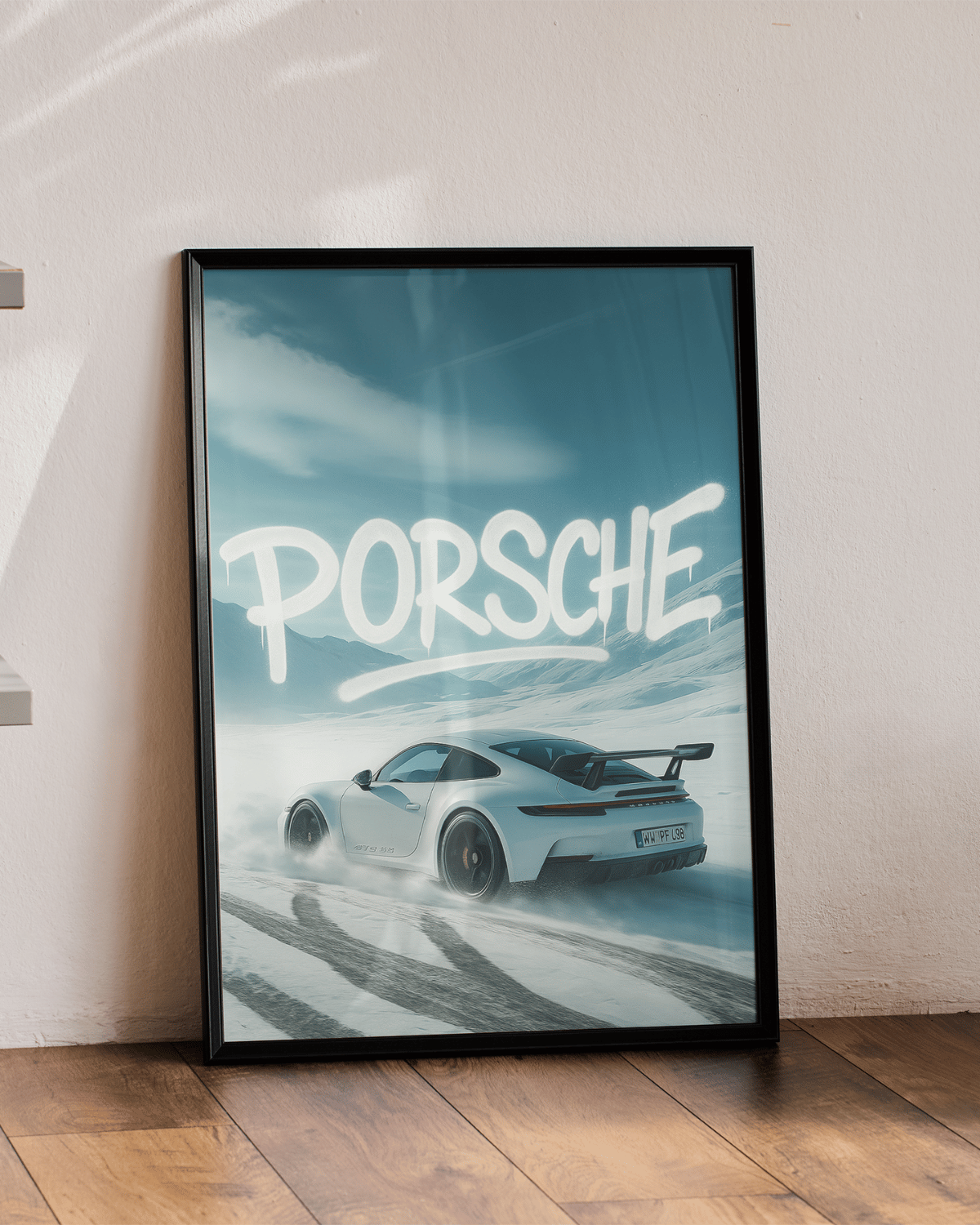 Plakat "Porsche Snow" - VisualVerses