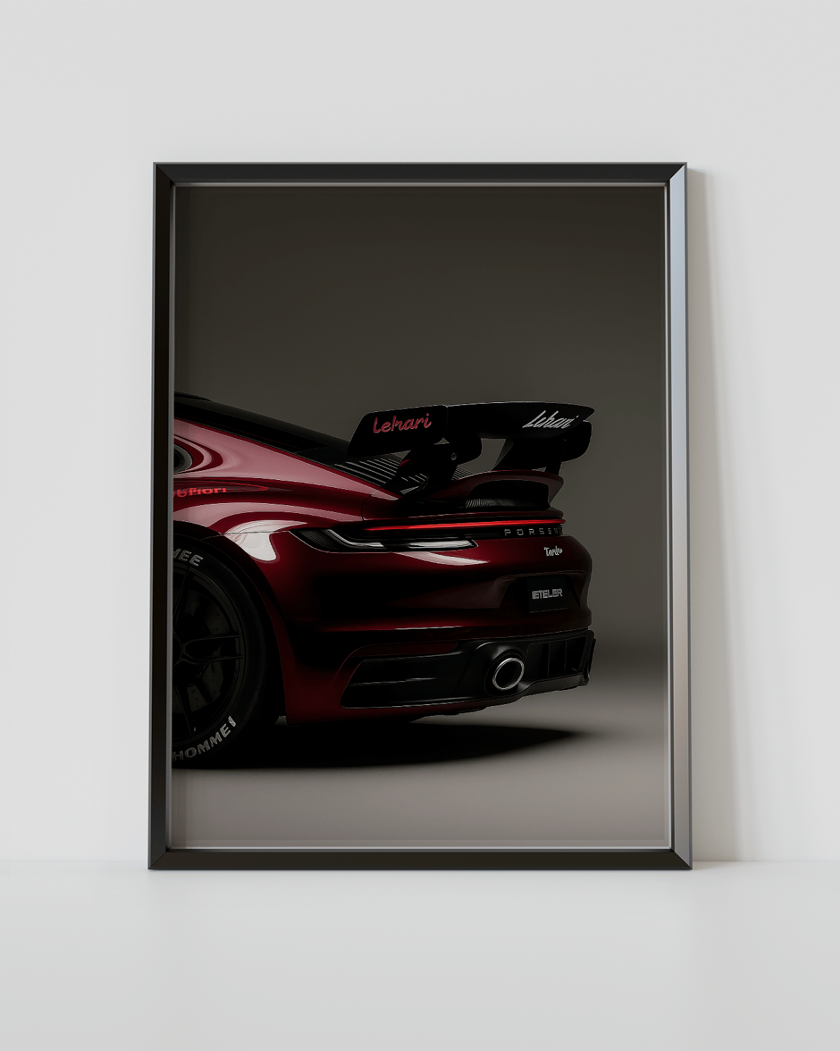 Plakat "Red Shot" - VisualVerses