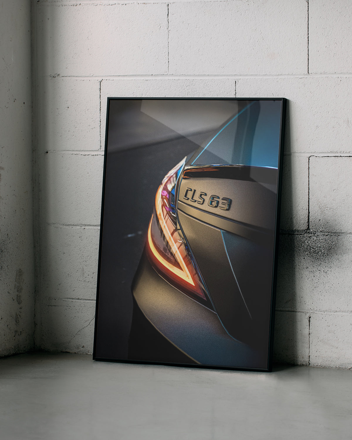 Plakat "Mercedes CLS63 - Close Shot"