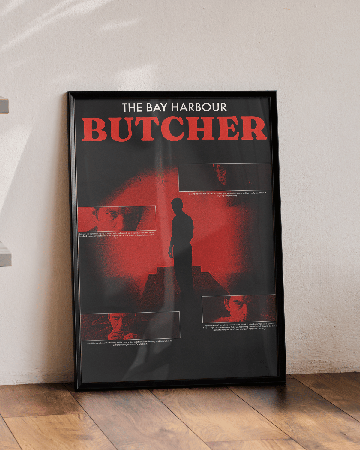 Plakat Plakat "Dexter - Black N Red" - VisualVerses