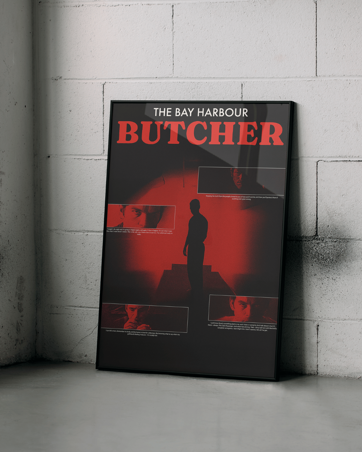 Plakat Plakat "Dexter - Black N Red" - VisualVerses
