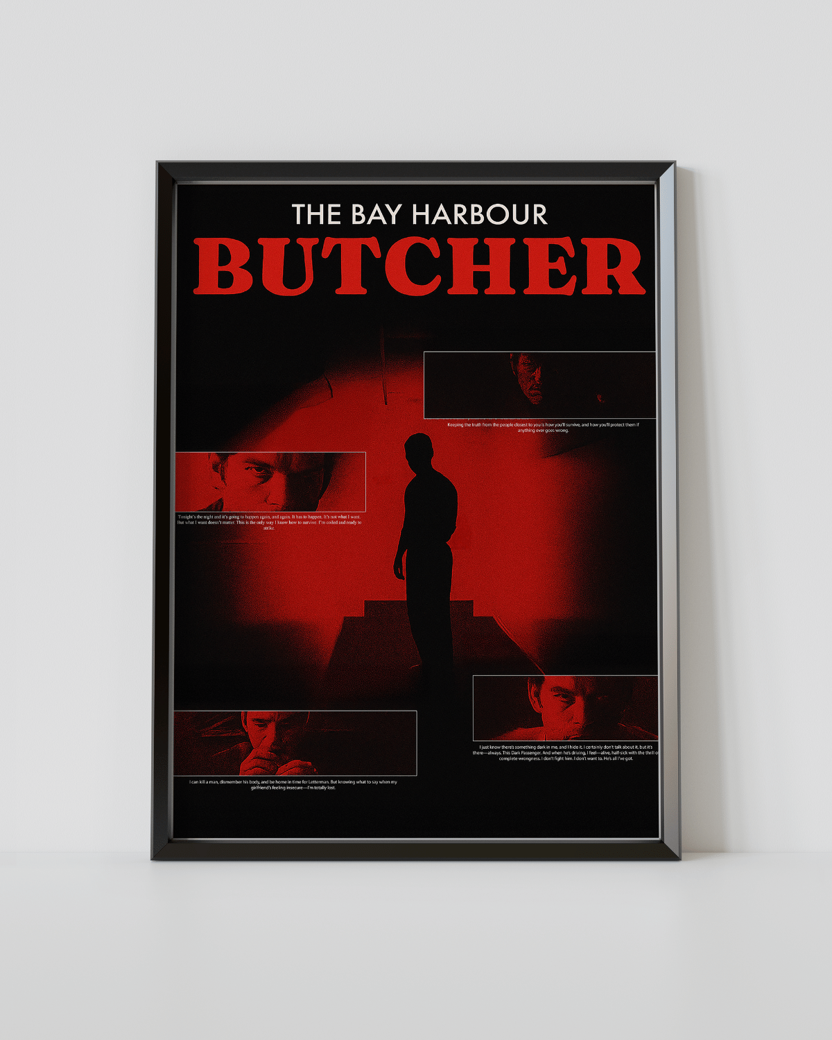 Plakat Plakat "Dexter - Black N Red" - VisualVerses