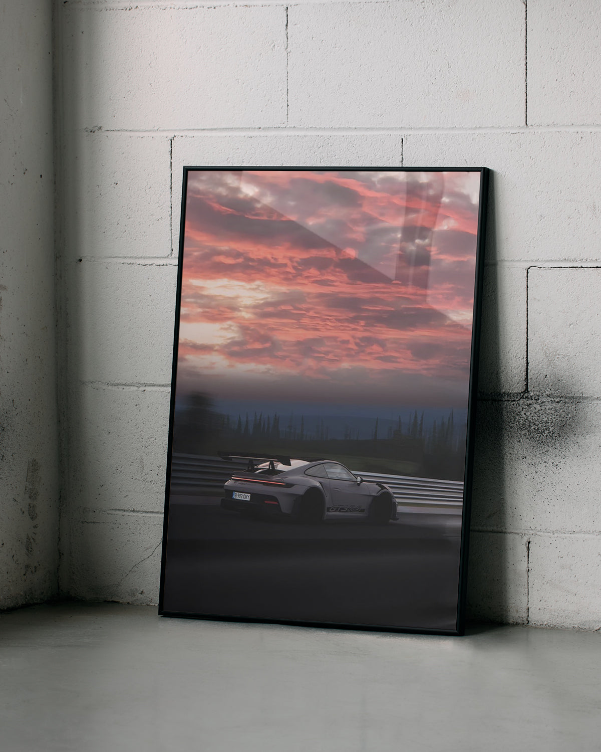 Plakat "Porsche GT3RS - Sunset"