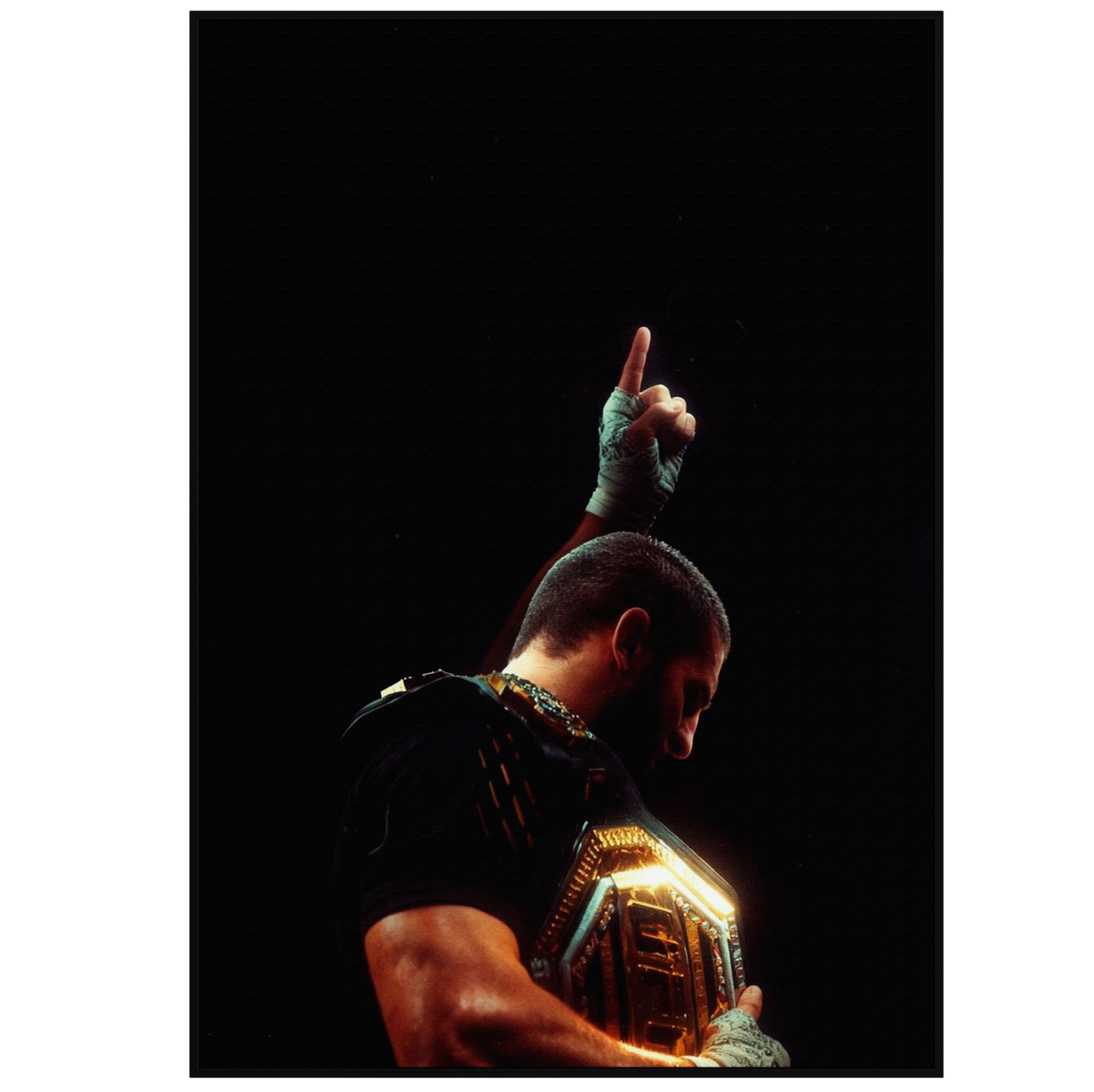 Plakat "Islam Makhachev - Belt"
