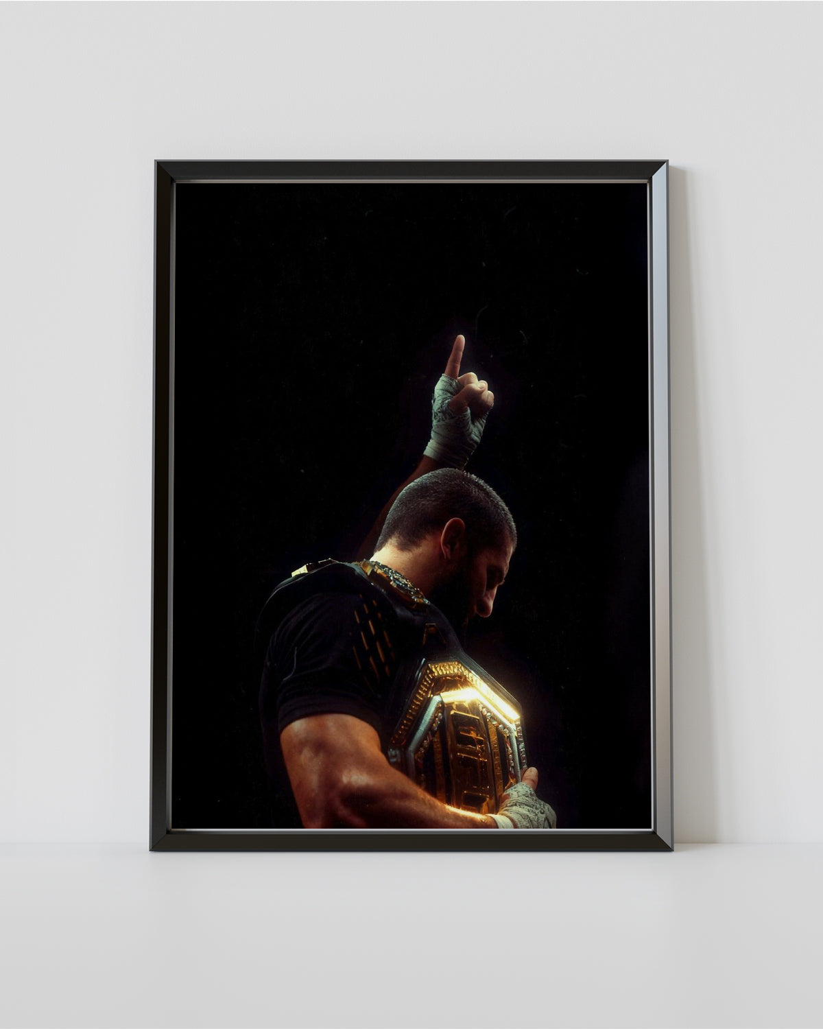 Plakat "Islam Makhachev - Belt"