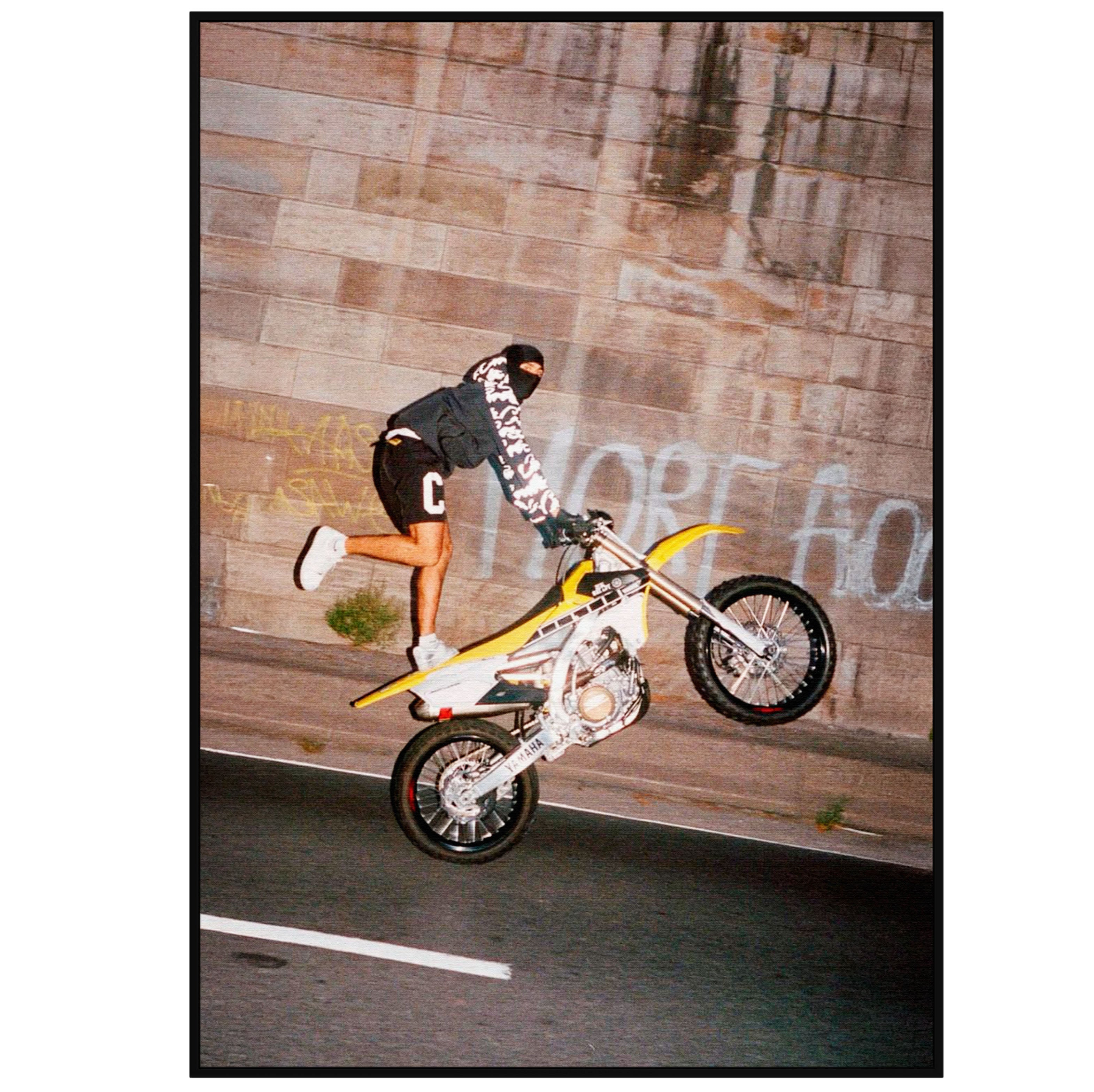 Plakat "Motocross - Wheelie"