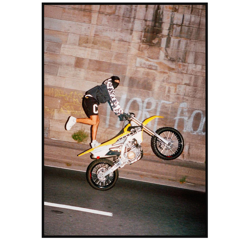 Plakat "Motocross - Wheelie"