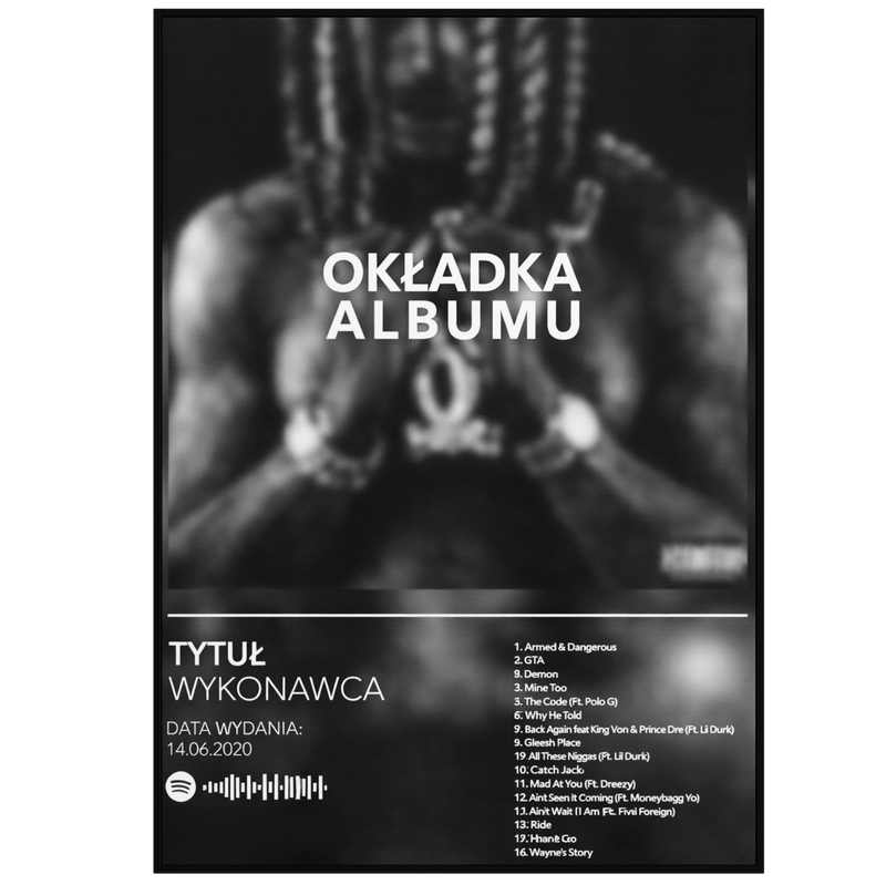 Plakat "Własny album" - VisualVerses