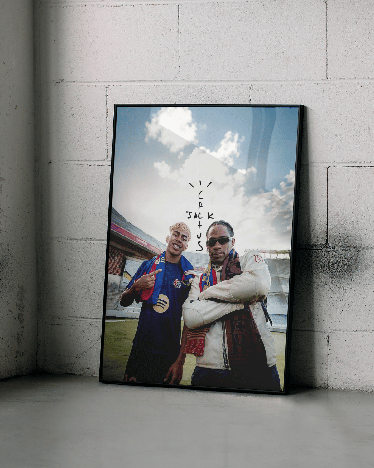 Plakat "Lamine Yamal X Travis Scott" - VisualVerses