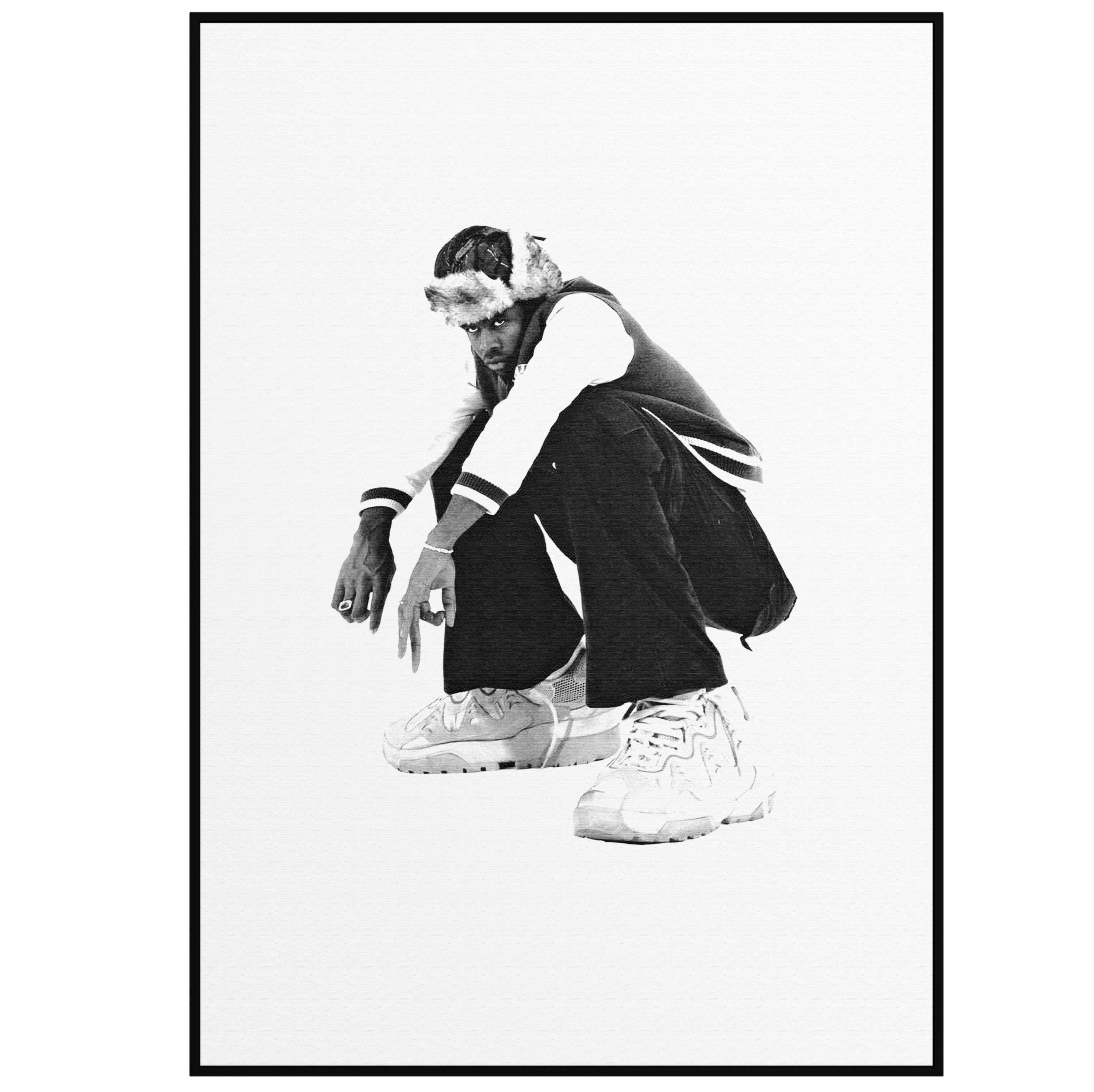 Plakat "Tyler The Creator - BW" - VisualVerses